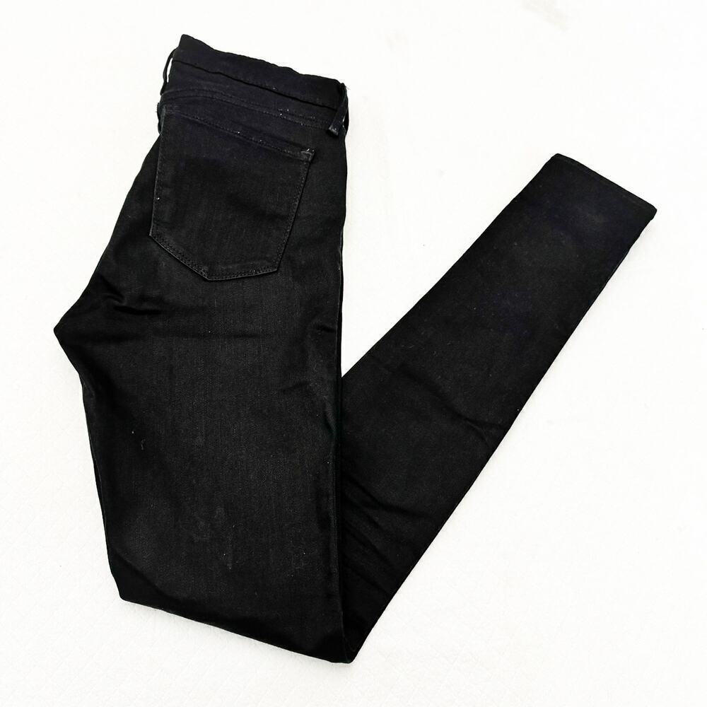 Mott & Bow Mid-Rise Skinny Black Denim Jeans Zip Fly Size 27 x 30 - Picture 9 of 9